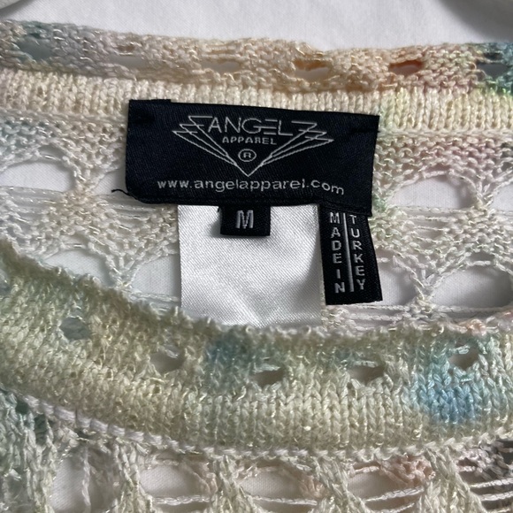 Angel Apparel Crochet Sweater, Medium - Picture 2 of 3